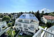 Lichtdurchflutete Penthouse Architektur - barrierefreie 5-Zimmer Maisonette-Wohnung in exklusiver Lage mit teiloffener Galerieebene, zahlreichen Terrassen, 2 Bädern und PKW-Garagenplatz