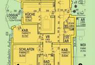 Moderne 4-Zi-EG-Wohnung in Villach mit Loggia, TG und AP & Einbauküche