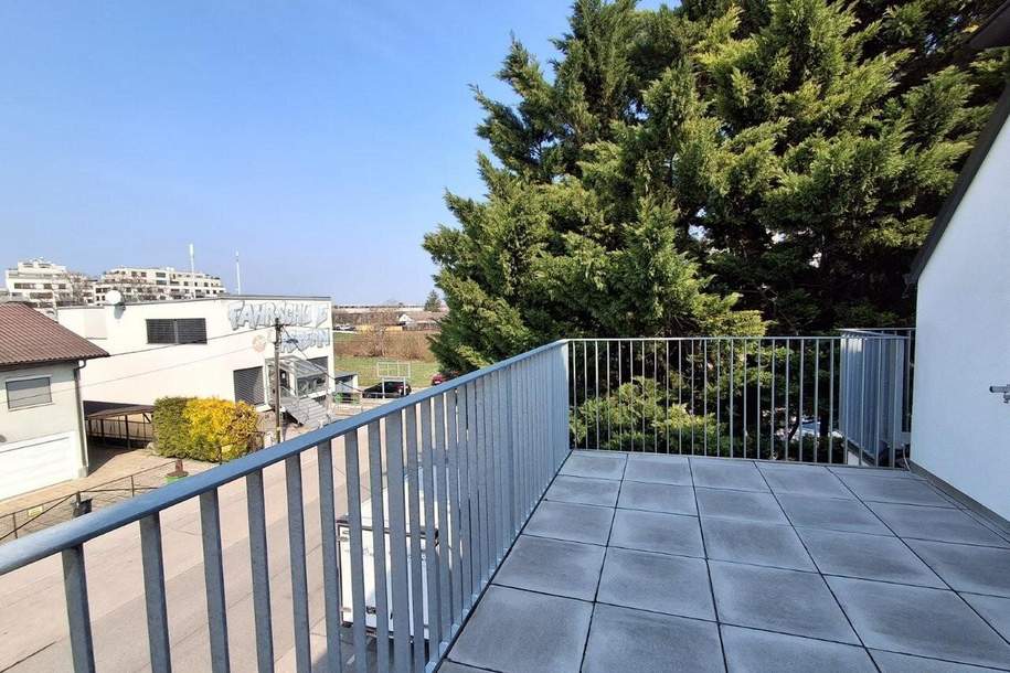 "U2-Aspernstrasse - Neue Dachgeschoss-Terrassen-Wohnung mit Parkplatz", Wohnung-kauf, 329.000,€, 1220 Wien 22., Donaustadt