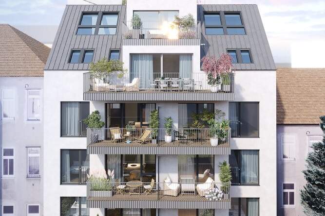 Airbnb möglich | Neubau-Erstbezug | gewerblich gewidmetes Apartment für Kurzzeitvermietung, Gewerbeobjekt-kauf, 258.000,€, 1210 Wien 21., Floridsdorf