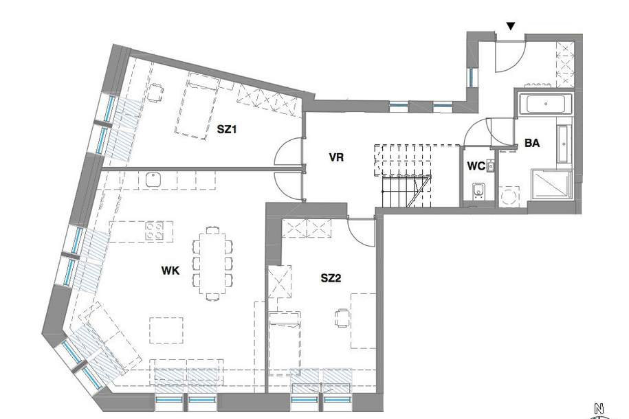 Dachgeschosstraum mit Weitblick, Wohnung-kauf, 1.400.000,€, 1190 Wien 19., Döbling