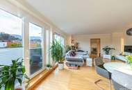 Großzügige Dachgeschoßwohnung mit 5 Zimmern, traumhafte Dachterrasse und Loggia.