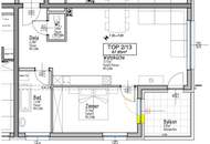 2 Zimmer Wohnung mit 68m² und Balkon sowie Garage im Herzen von Tulln