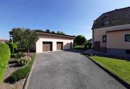 Einfamilienhaus mit Doppelgarage und Veranda, 1224 m² Grundfläche - Gartenjuwel in Neuzeug