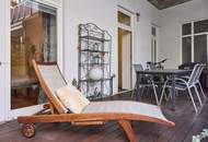 Balkon-Altbauwohnung 3 Zi und 21m² Balkon in Hofruhelage