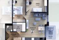 PROVISIONSFREI – Stilvolle Neubauwohnung mit Balkon & Wohlfühlambiente