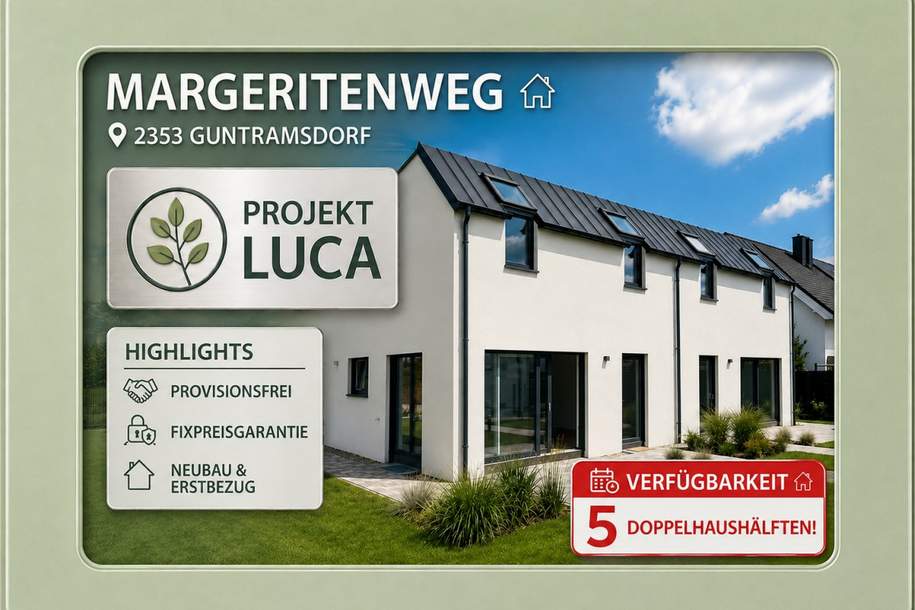 ++ HIT ++ NUR NOCH 5 HÄUSER, Haus-kauf, 474.000,€, 2353 Mödling