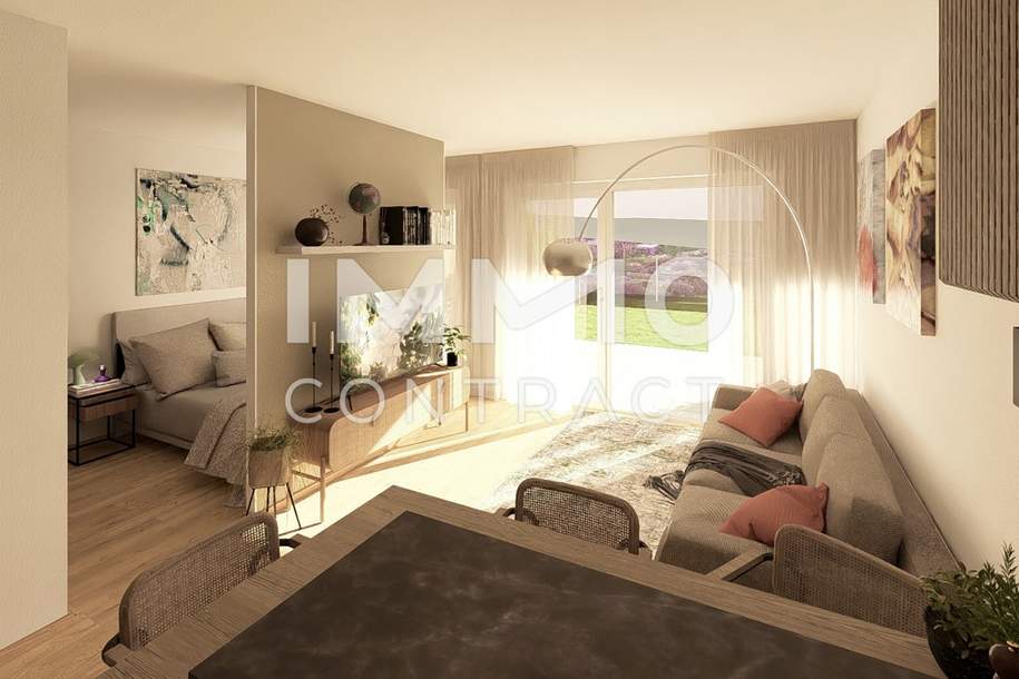 Ideale 1,5 Zimmer Wohnung mit kl. Garten in den STADTTERRASSEN PEUERBACH - provisionsfrei! ** JETZT FRÜHKÄUFER-RABATT!**, Wohnung-kauf, 156.728,€, 4722 Grieskirchen