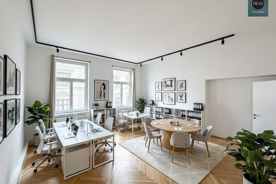 Modernes Büro mit guter Aufteilung nahe Naschmarkt! Garage verfügbar!, Gewerbeobjekt-miete, 3.655,14,€, 1050 Wien 5., Margareten