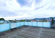 Penthouse über den Dächern von Graz – Riesige Dachterrasse, Murblick & Infrastuktur vom Feinsten