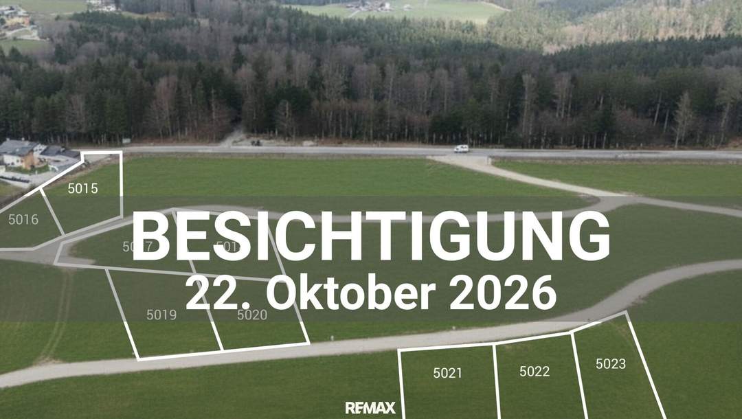 Attraktives Baugrundstück in sonniger Lage – voll aufgeschlossen
