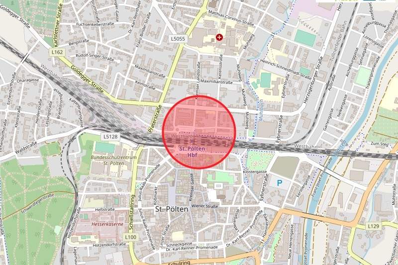 Kfz-Abstellplätze direkt am Bahnhof!, Kleinobjekte-miete, 78,00,€, 3100 Sankt Pölten(Stadt)