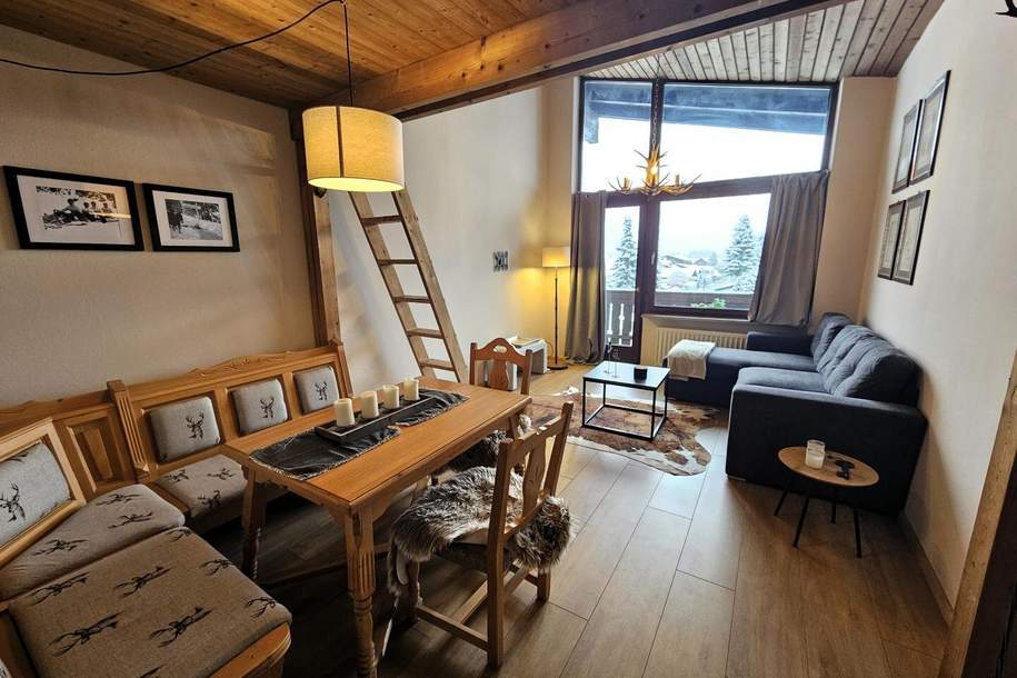 Kurzzeitmiete: Dachgeschoßwohnung mit schönem Ausblick!, Wohnung-miete, 650,00,€, 5751 Zell am See
