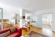 Drei-Zimmer-Dachgeschoß-Wohnung mit 15m²-Terrasse nahe Siegesplatz/Asperner Löwe