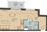 Moderne 2-Zimmer Wohnung mit Balkon