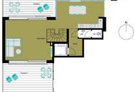 Skyview I Weite I Luxus: Traumhafte Dachgeschosswohnung mit verglaster Wohnküche in grüner Ruhelage!
