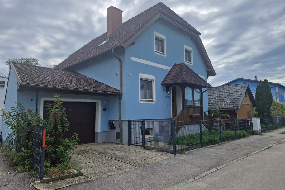 SOLIDES WOHNHAUS MIT EHEMALIGEM SOMMERHAUS, HERRLICHER TERRASSE UND POOL IN TRAUMHAFTER RUHELAGE, Haus-kauf, 345.000,€, 3470 Tulln