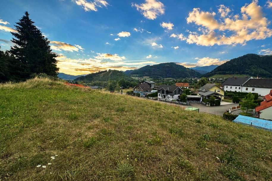 *** Sonne, Freiheit & Ausblick; Baubewilligtes Hanggrundstück für Ihr Traumhaus ***, Grund und Boden-kauf, 115.000,€, 8713 Leoben