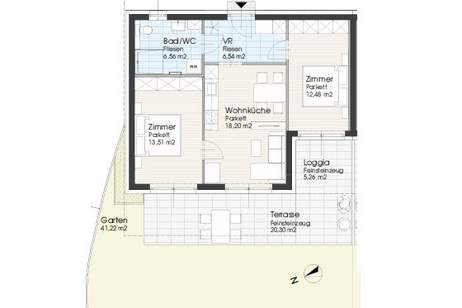 Barrierefreie 3-Zimmerwohnung mit Terrasse und Eigengarten, im sonnigen Südburgenland, Wohnung-kauf, 247.100,€, 7411 Oberwart