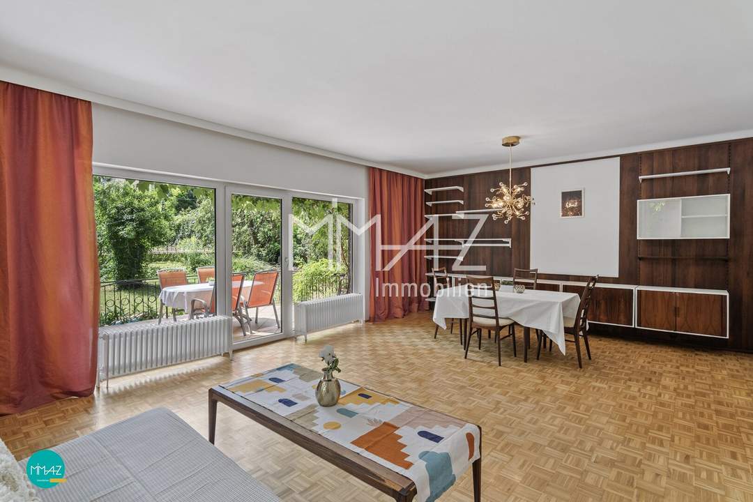 STÄDTISCHE NÄHE UND NATURNAHES WOHNEN • 4-Zimmer Einfamilienhaus in idyllischer Grünruhelage in Dornbach!