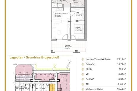 DAS GRAZL: Ihr Bauherrenmodell zur attraktiven Zukunftsinvestition!, Wohnung-kauf, 231.326,€, 8051 Graz(Stadt)