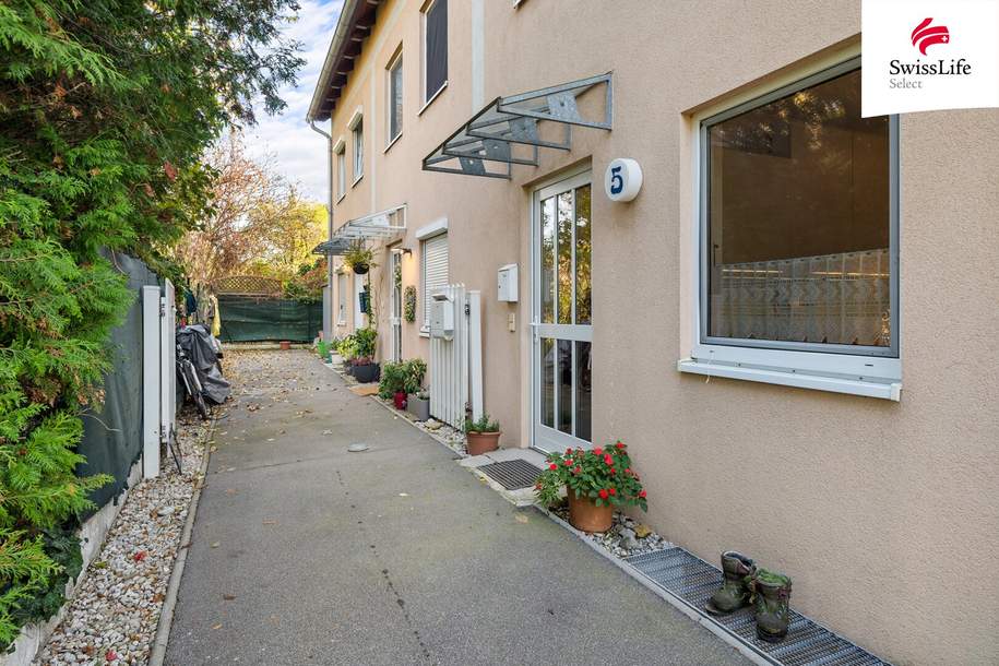 Attraktives Reihenhaus in Eßling | 5 Zimmer auf 3 Ebenen | Terrasse und Garten | inkl. KFZ-Stellplatz, Haus-kauf, 498.000,€, 1220 Wien 22., Donaustadt