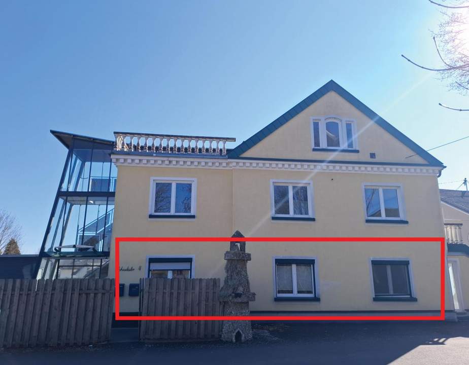 Gartenwohnung mit Wintergarten