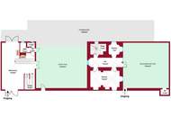 Ca. 3000 m² weitläufiges und stilvoll gestaltetes Gartenareal mit Terrassen, Pavillon und exklusiven Rückzugsbereichen – ideale Kulisse für Events, Kundentermine oder Outdoor-Inszenierungen.