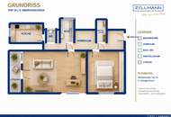 ZWEI ZIMMER, VIEL RAUMGEFÜHL – UND DER WIENERWALD VOR DER LOGGIA | ZELLMANN IMMOBILIEN