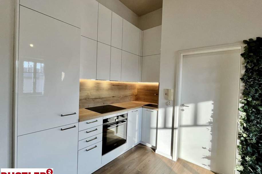 **Exklusive DG-Wohnung in Fußnähe zur U1 –Station &amp; Donauzentrum!**, Wohnung-miete, 899,00,€, 1220 Wien 22., Donaustadt