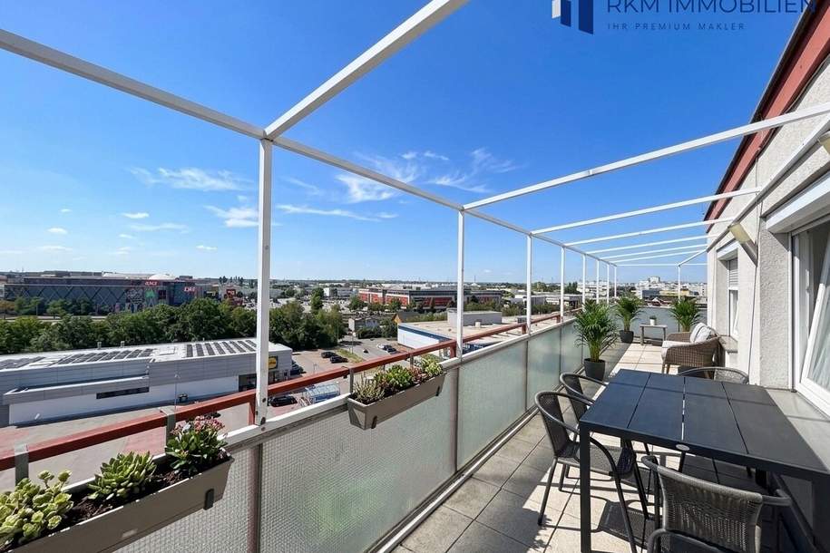 Gräumige 4-Zimmer-Dachgeschosswohnung mit 360°-Panoramablick über ganz Wien, Wohnung-kauf, 549.000,€, 1210 Wien 21., Floridsdorf