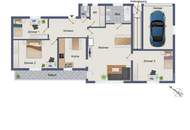 Einfamilienhaus mit Einliegerwohnung, Garage, Carports und Ausblick!