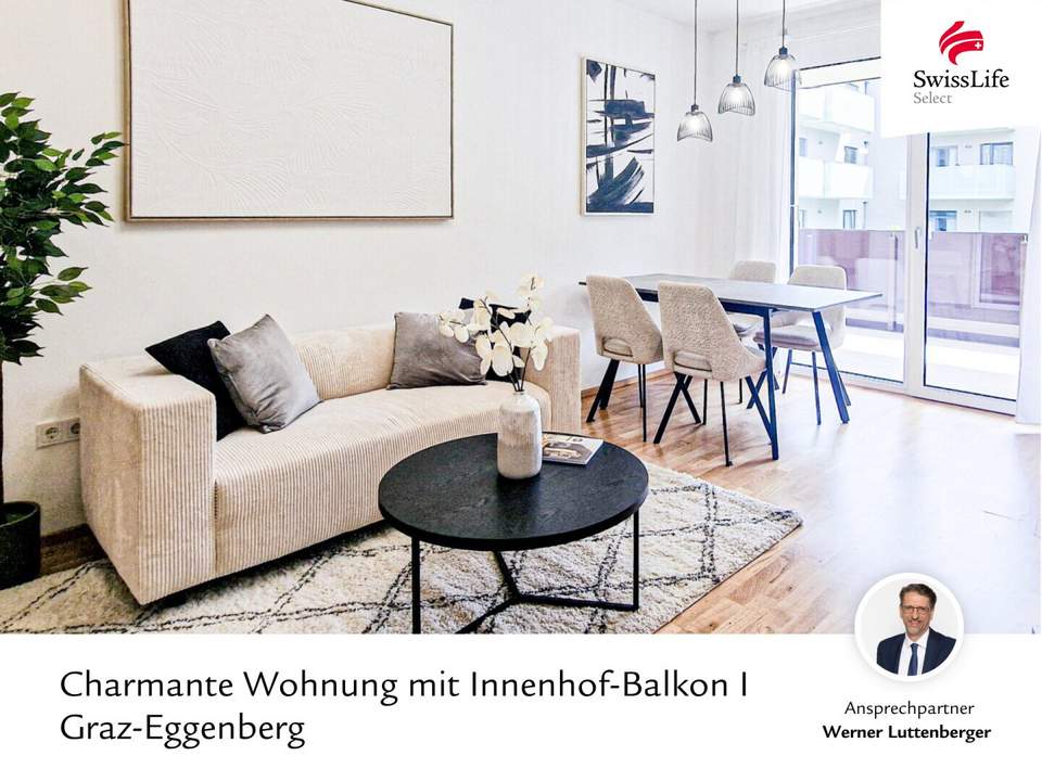 Charmante Wohnung mit Innenhof-Balkon in Graz-Eggenberg