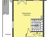 Vollunterkellerte Doppelhaushälfte vor den Toren Wiens in Tullnerbach/Pressbaum (136 m² Nutzfläche)