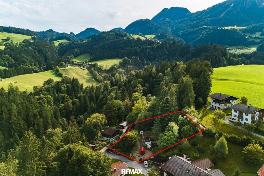 Rarität in Reith im Alpbachtal: Großzügiges Entwicklungsprojekt mit Altbestand und Waldsaum, Grund und Boden-kauf, 6235 Kufstein