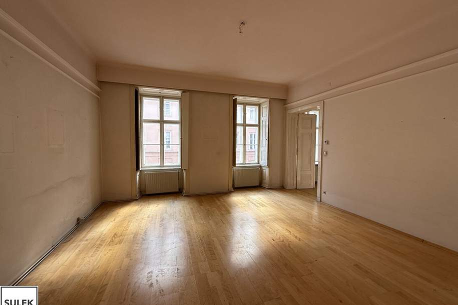 Wohnen in der Innenstadt: 3-Zimmer Wohnung - Top Lage: zwischen Schwedenplatz und Stephansplatz; ab sofort!, Wohnung-miete, 1.610,43,€, 1010 Wien 1., Innere Stadt