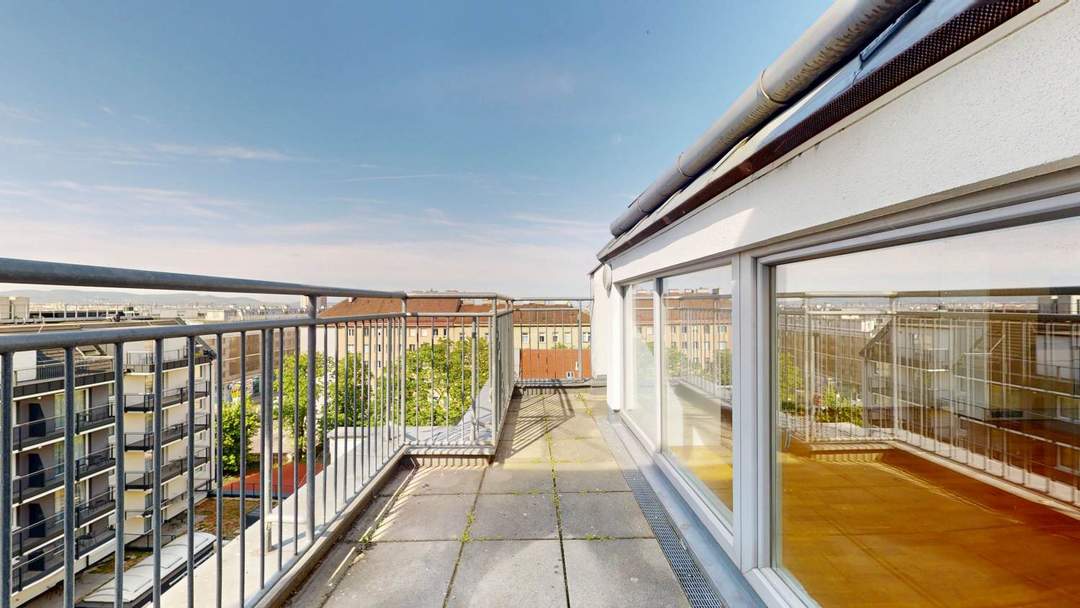 Sonnenuntergänge mit Wienerberg-Blick – Ihre 2-Zimmer-Dachgeschosswohnung mit Terrasse