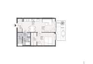 Attraktive Zweizimmer-Wohnung (provisionsfrei) mit Balkon und Annehmlichkeiten (Urban Gardening, Gemeinschaftsterrasse, Eventküche u.v.m.)