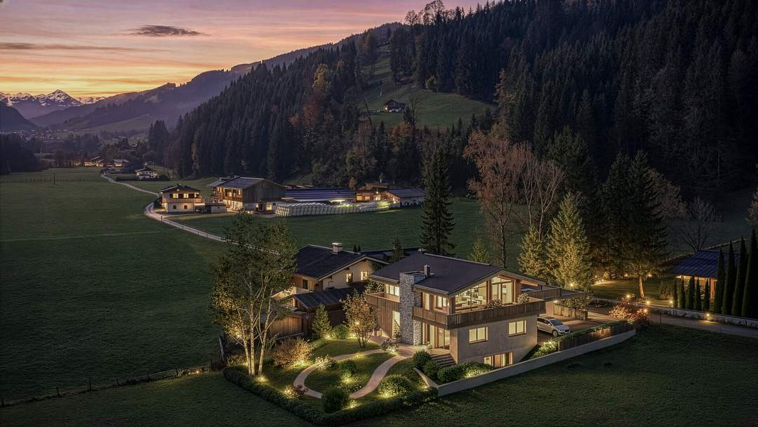 Neubauvilla in sonniger Ruhelage mit traumhaftem Ausblick