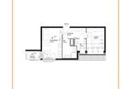 Exklusive, neuwertige Dachgeschosswohnung mit Balkon, Tiefgarage & Top-Infrastruktur Moderne 2-Zimmer-Dachgeschosswohnung in Wien-Liesing / Siebenhirten / Perchtoldsdorf