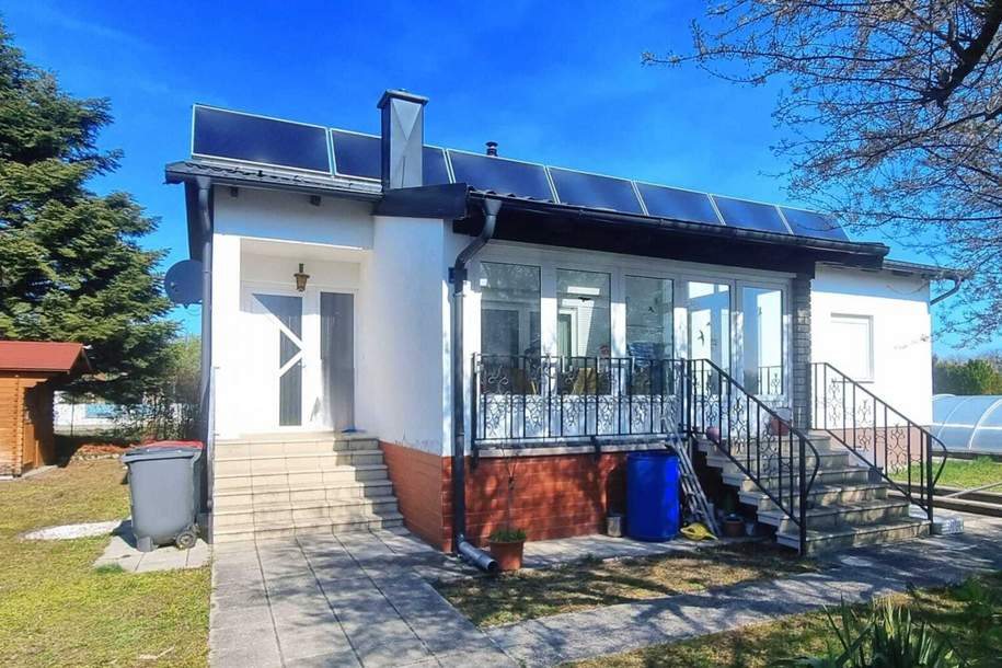 Ihr Traumhaus in Oberhausen: Exklusiver Bungalow mit Pool, Sauna und Wintergarten, Haus-kauf, 579.000,€, 2301 Gänserndorf