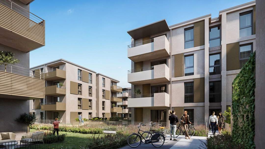 Geförderte 3-Zimmer Mietwohnung - Hochwertige Ausstattung - St.Pölten/ Teufelhof - 1 Stellplatz inklusive - Wohnraumlüftung