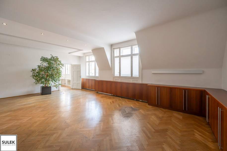 Rotenturmstraße: Repräsentative Altbau-Büroetage (415 m²) mit 14 Räumen & Klimaanlage nahe Stephansplatz, Gewerbeobjekt-miete, 13.930,87,€, 1010 Wien 1., Innere Stadt