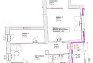 SUPER-GELEGENHEIT - ca 3,53% Rendite - vermietete 3 Zimmer Wohnung mit Terrasse im Zentrum von Wiener Neustadt