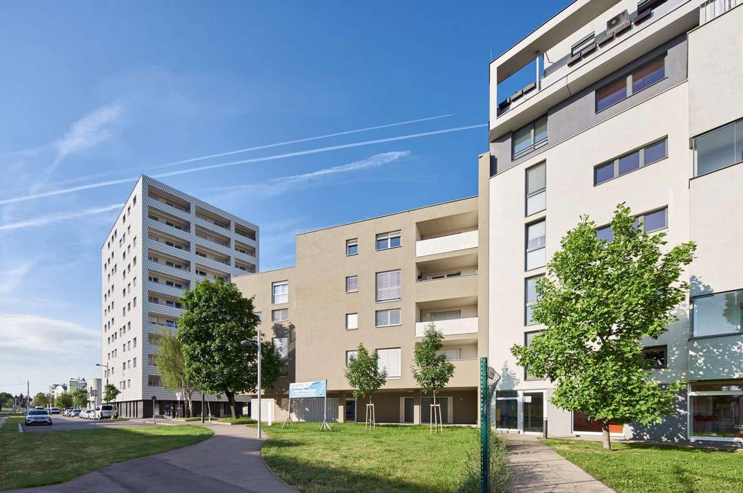 Q11 Leben in Simmering - Lichtdurchflutete Balkonwohnung mit 4 Zimmern und Deckenkühlung!