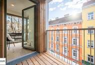 Neubauwohnung mit Süd-Loggia in belebter & beliebter Lage mieten (nähe U3/U6/Mariahilfer Straße) - ab 1.2.27!