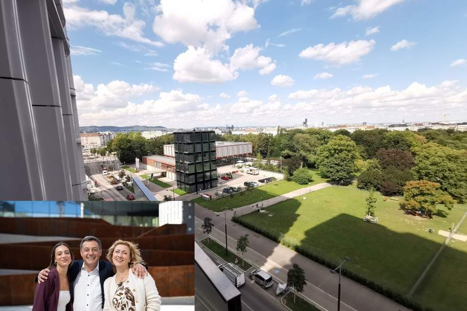 BELVEDERE IN SICHT: 3-ZIMMER mit nördlichem Ausblick und vielen Extras im Haus!, Wohnung-miete, 2.356,11,€, 1100 Wien 10., Favoriten