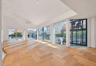 Außergewöhnliche DG-Maisonette mit 2 Terrassen beim Naschmarkt mit Garage im Haus