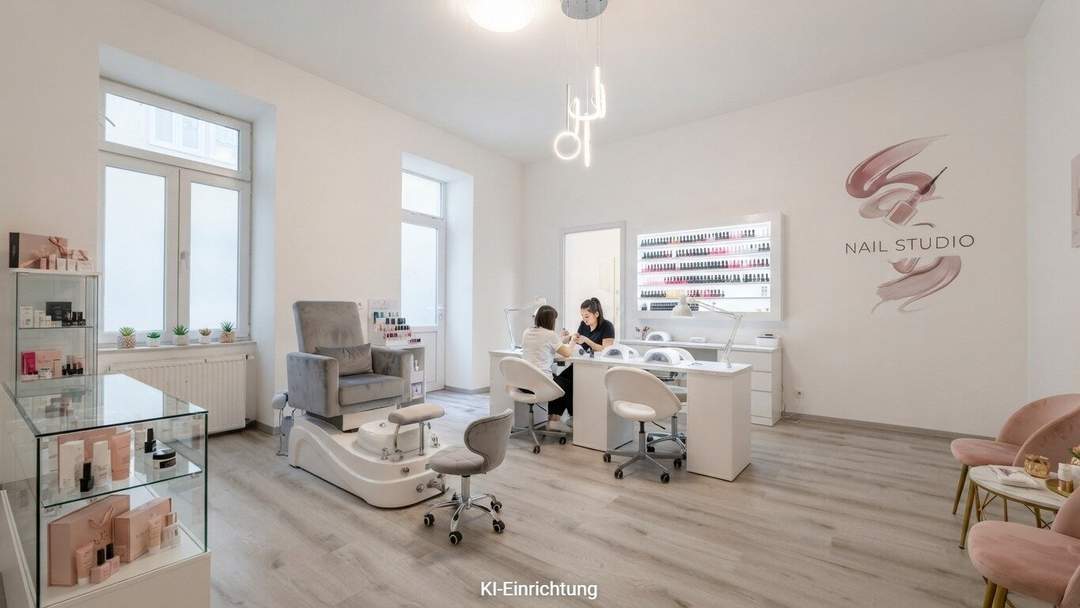 Hof-Studio/Büro mit moderner Einbauküche zur unbefristeten Miete