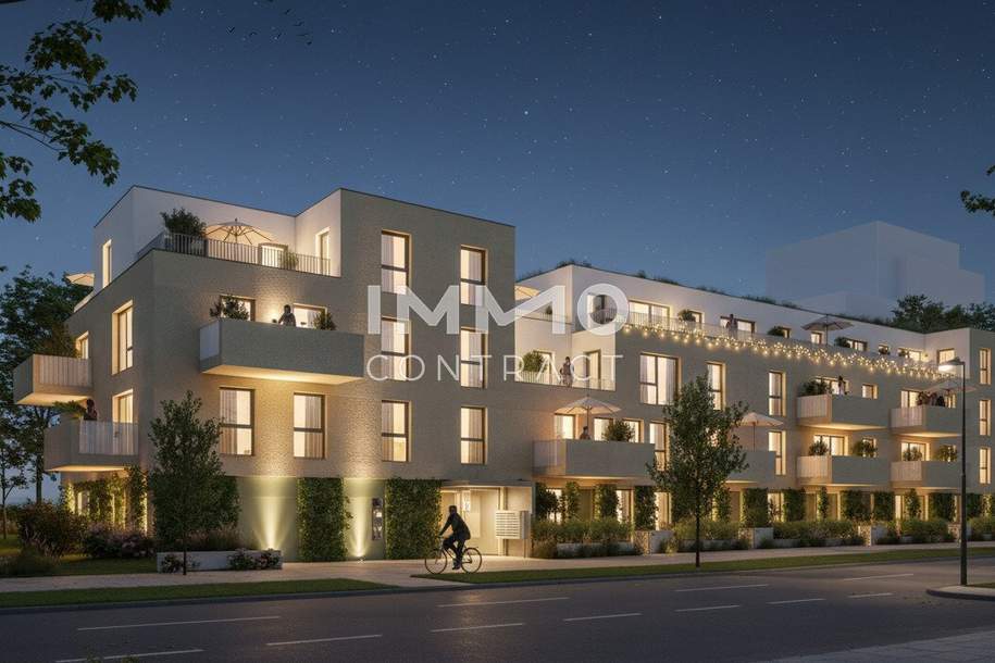 Top‑Angebot in 1220 Wien: 2‑Zi‑Wohnung mit Balkon und TG‑Stellplatz, Erstbezug, Wohnung-kauf, 236.500,€, 1220 Wien 22., Donaustadt